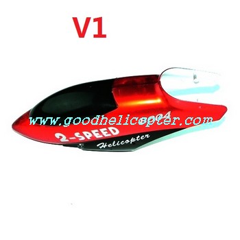 gt8004-qs8004-8004-2 helicopter parts V1 head cover (red color) - Click Image to Close